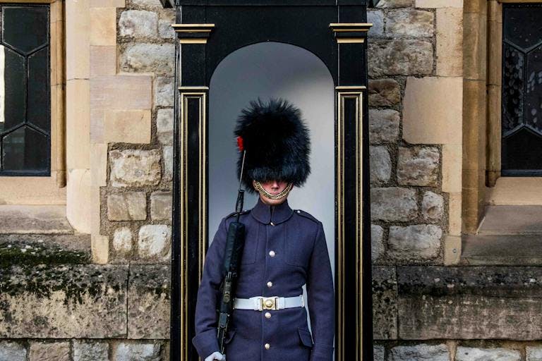 Guard at Tower of London