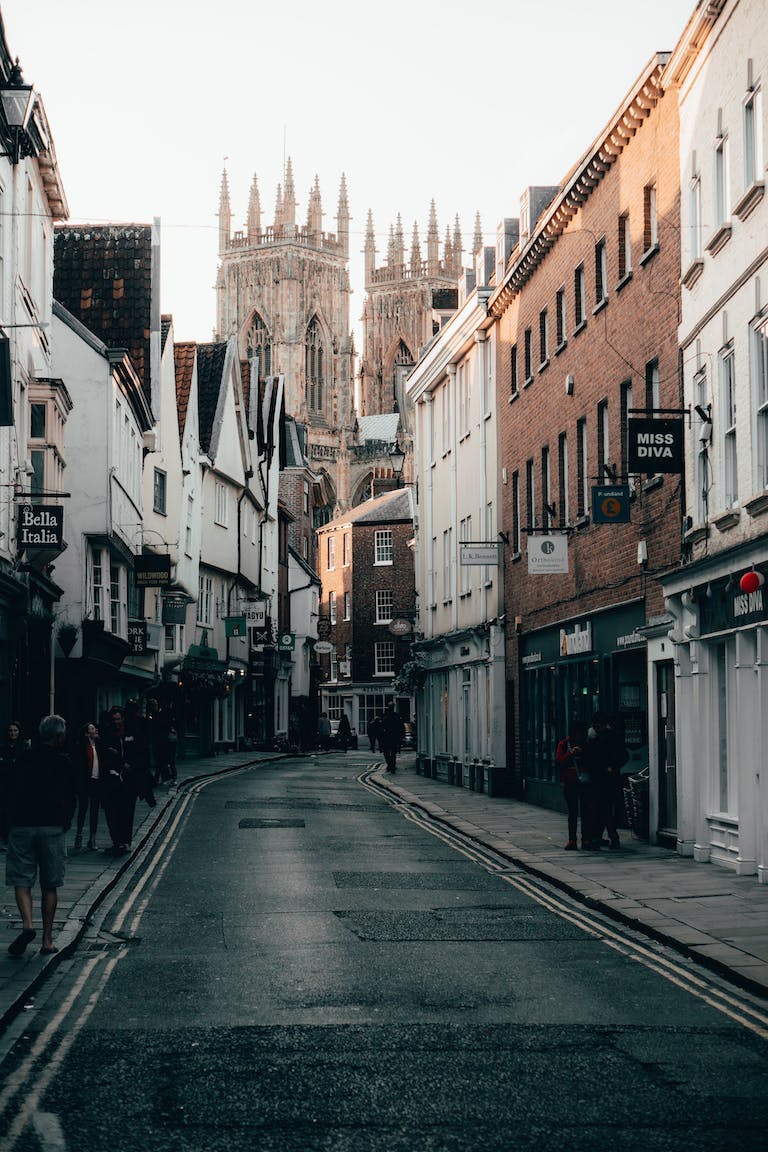 Picturesque street in York