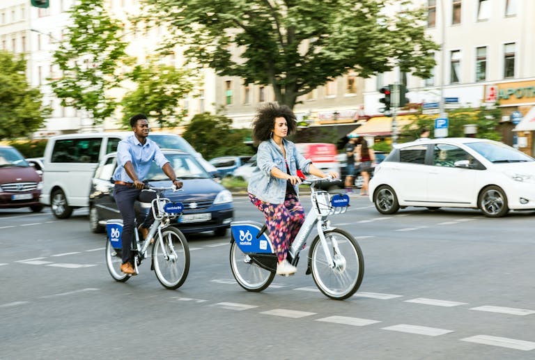 Biking in Berlin, Germany