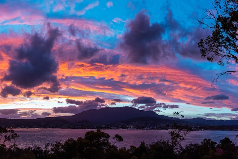 Sunset in Hobart