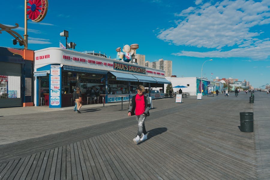 Boardwalk at Coney Island, NY