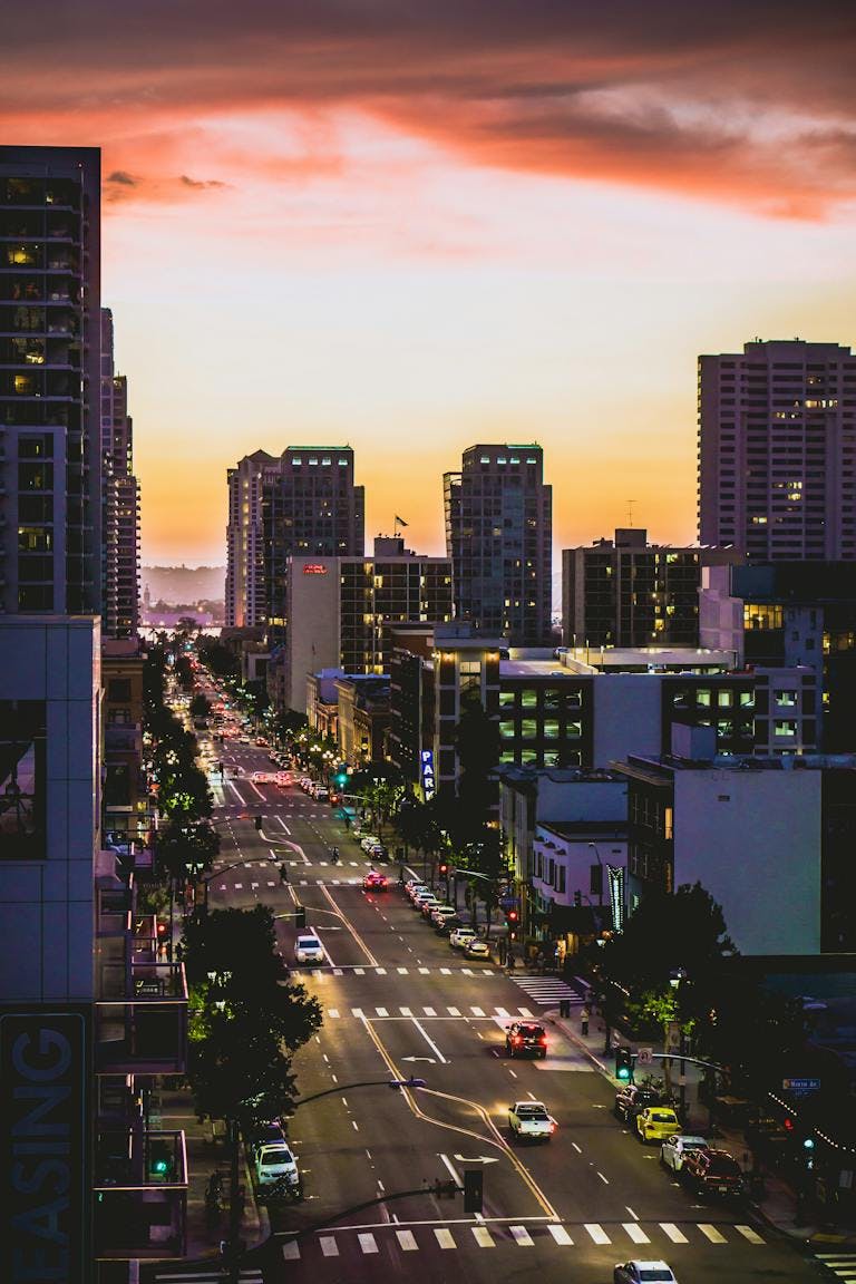 view of street in San Diego