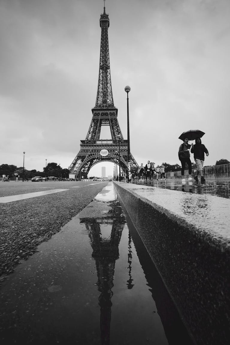 Paris on a rainy day