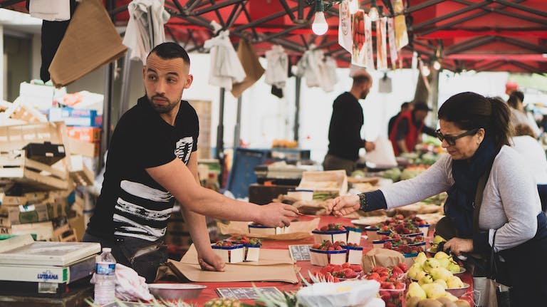 Market in Lyon