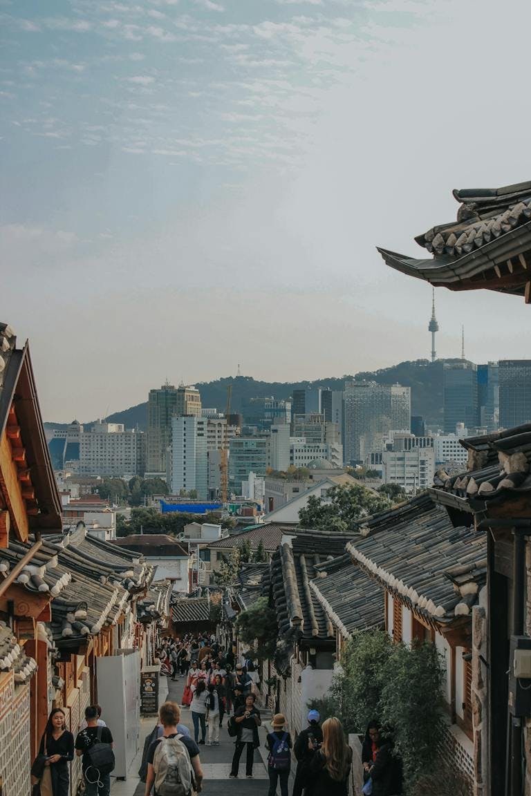 Rooftops of Seoul, Korea
