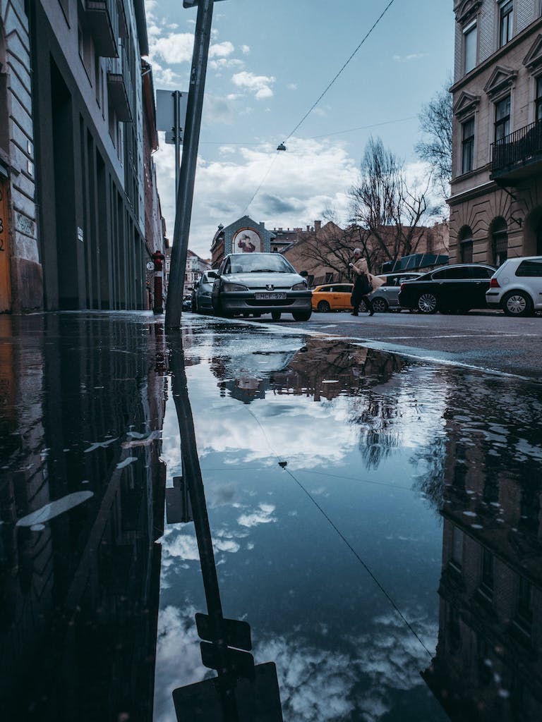 Budapest on a rainy day