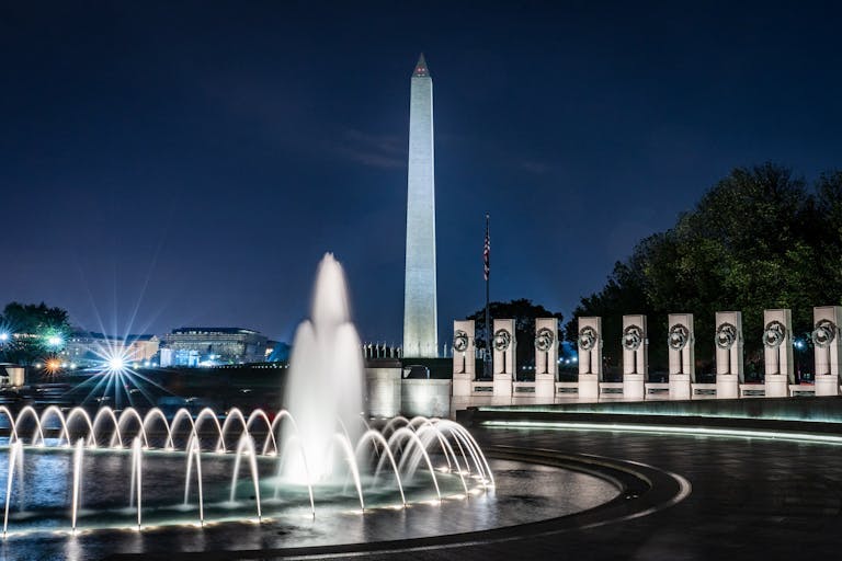 Washington Monument WWII Memorial