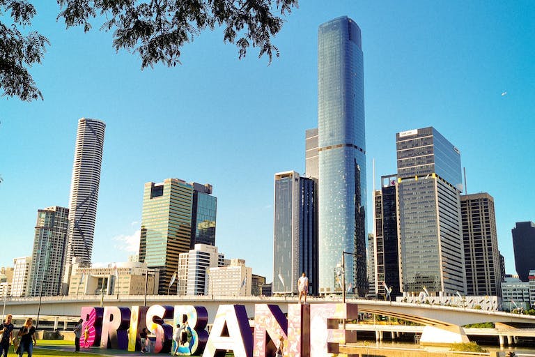 Park overlooking Brisbane