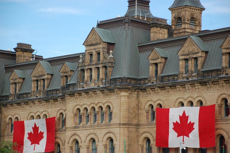 Government building in Ottawa, Canada