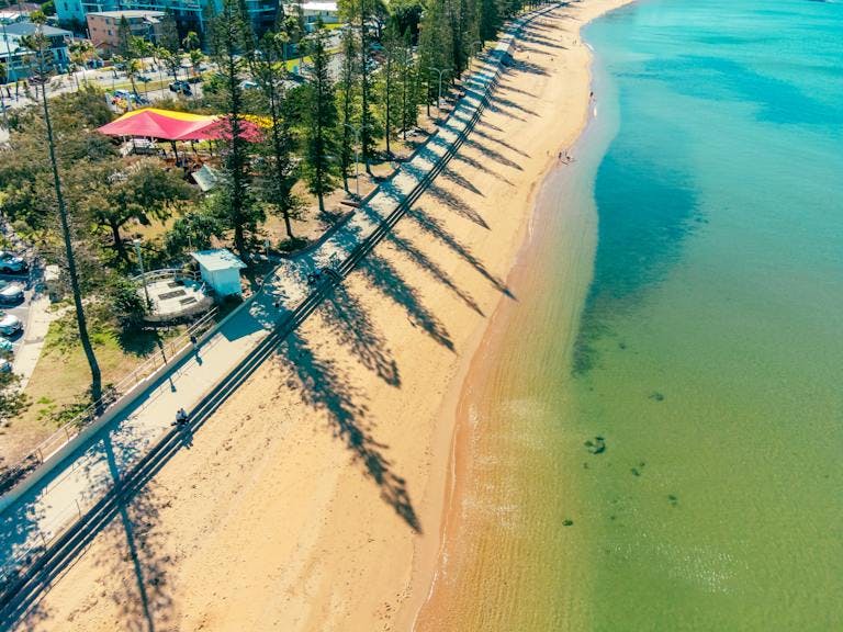 Suttons Beach near Brisbane