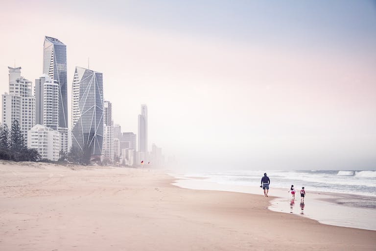 Beachcombing in Gold Coast