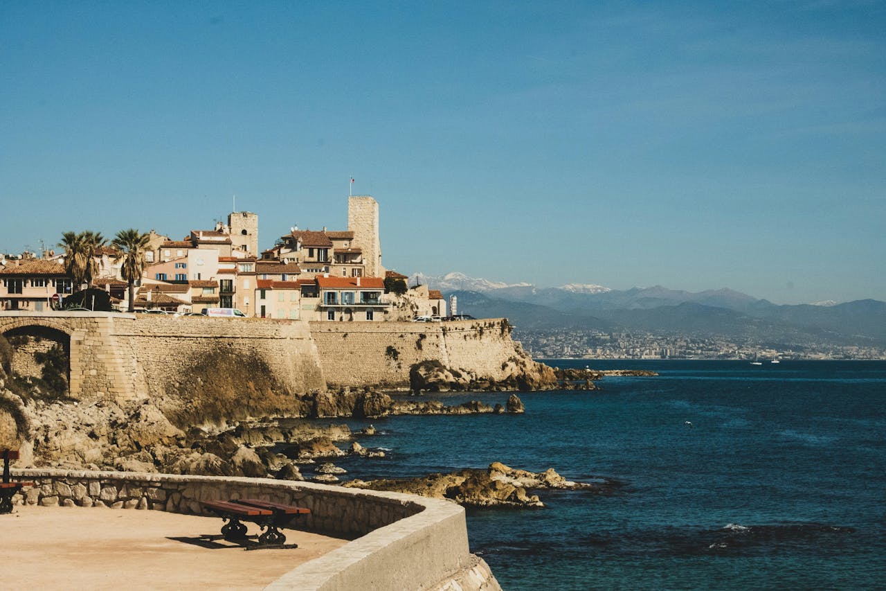 View of Antibes, Provence