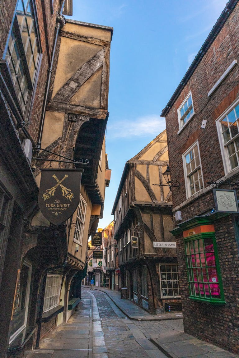 Empty street in York
