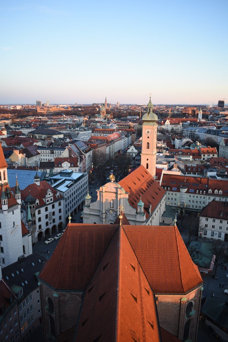 Drinking with a view in Munich, Germany
