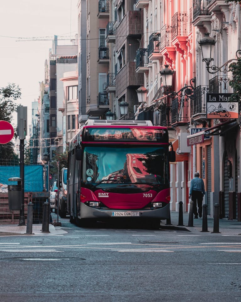 Bus in Valencia, Spain