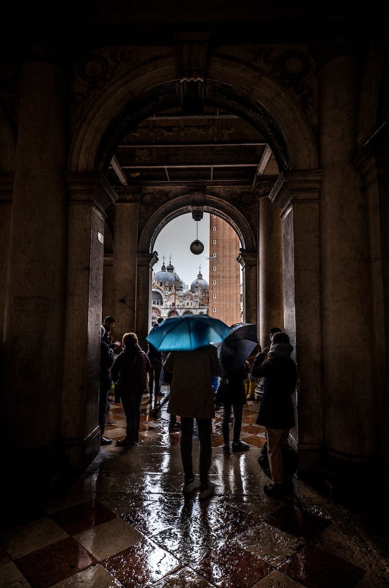 Visiting Venice in the rain