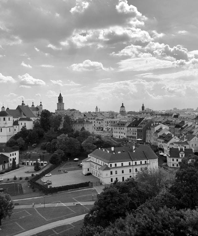 View of Old Town in Lublin, Poland