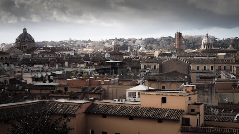 Rome's impressive rooftop views