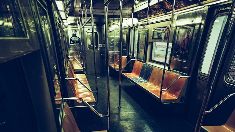 Subway train, New York