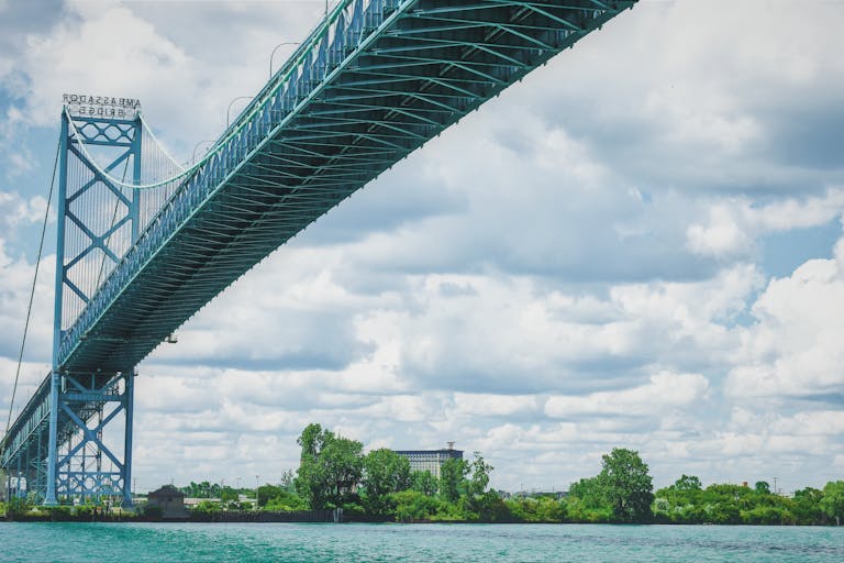 The Ambassador Bridge, Windsor, Canada