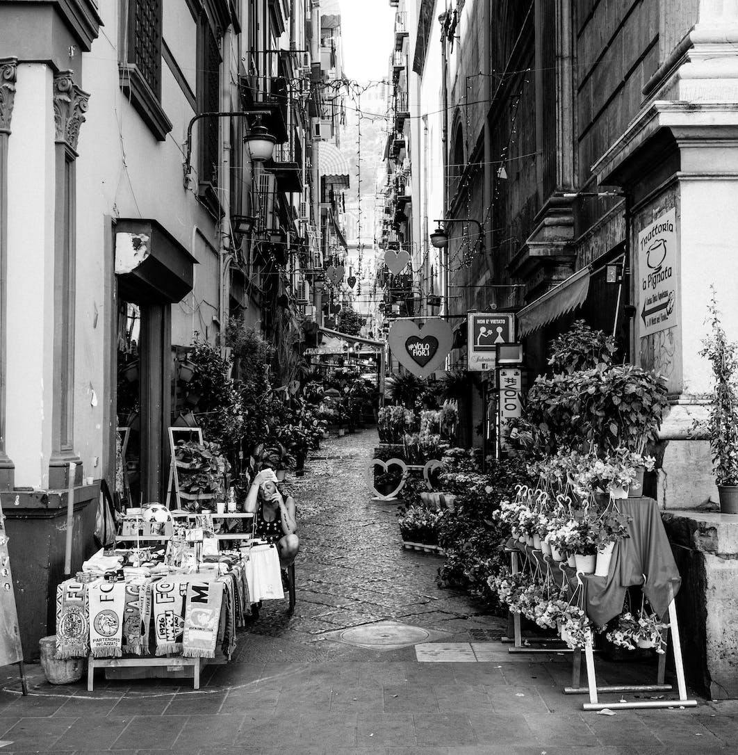 Street in Naples, Italy