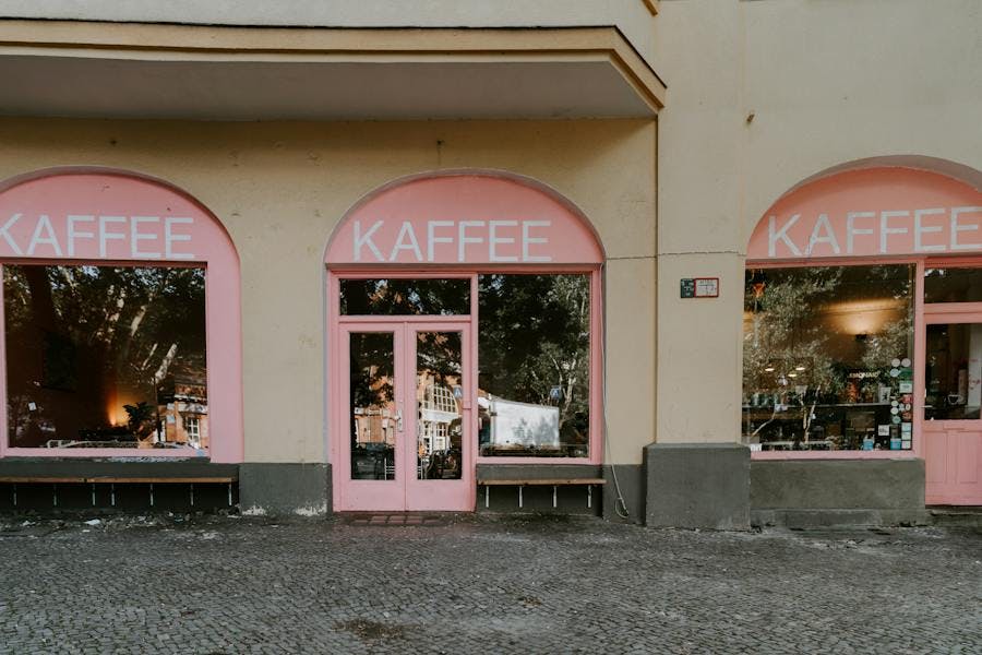 Café in Berlin, Germany