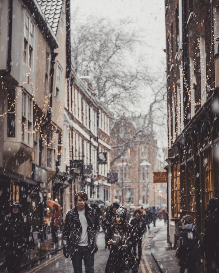 Streets of York in Winter