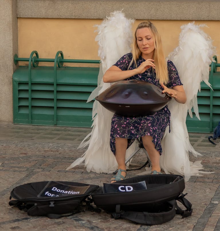 Musician in Prague