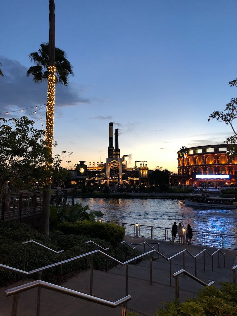 View of Universal Orlando at Night