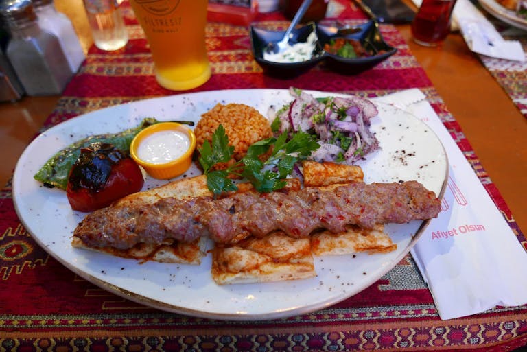 Grilled meats in Istanbul