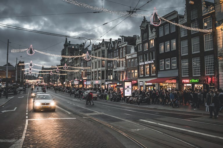Street in Amsterdam, Netherlands