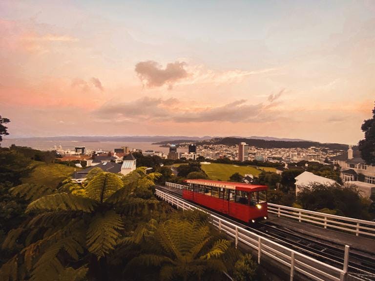 Mountain railway, Wellington, New Zealand
