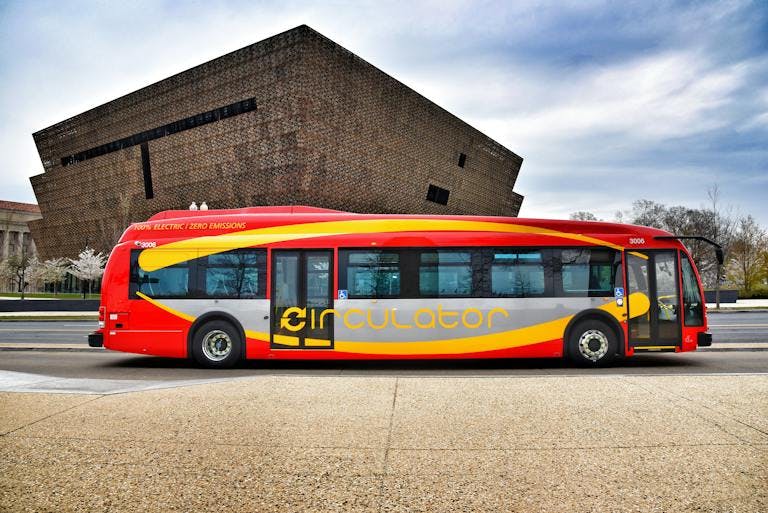 Circulator Bus in Washington DC