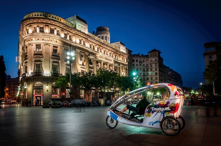 Rickshaw in Barcelona, Spain