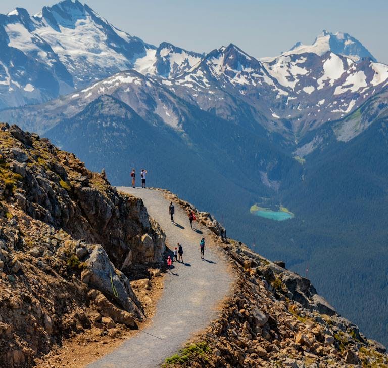 Mountain Trail in Whistler, BC, Canada