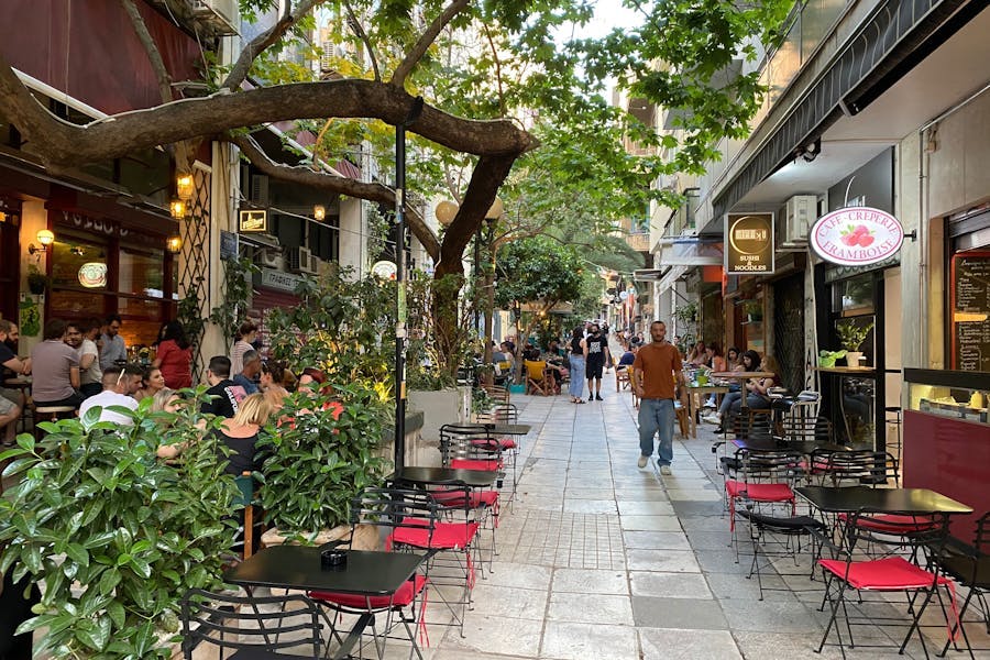 Romantic restaurants in Athens