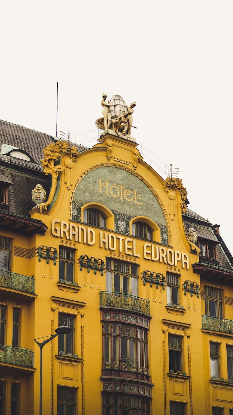 Old hotel in Prague