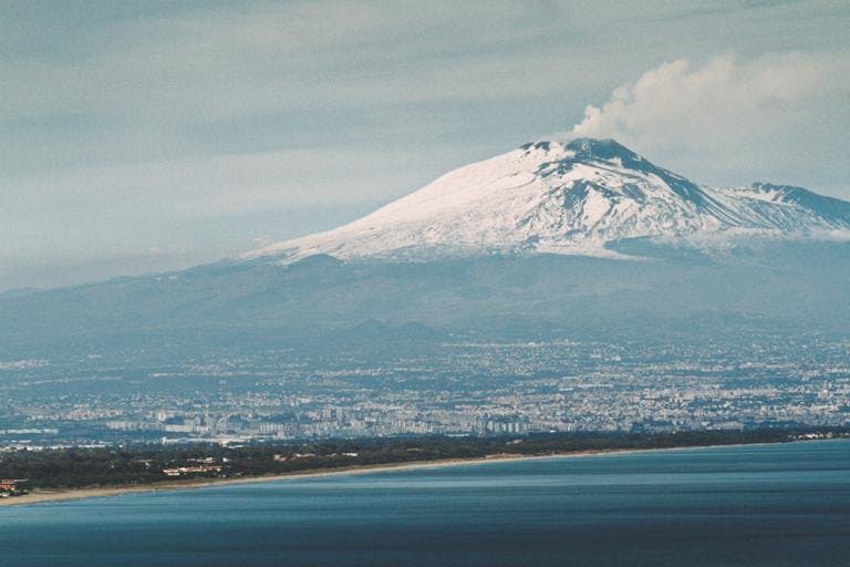 View of mount Etna