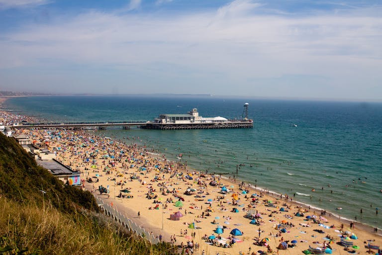 Bournemouth Beach near Oxford