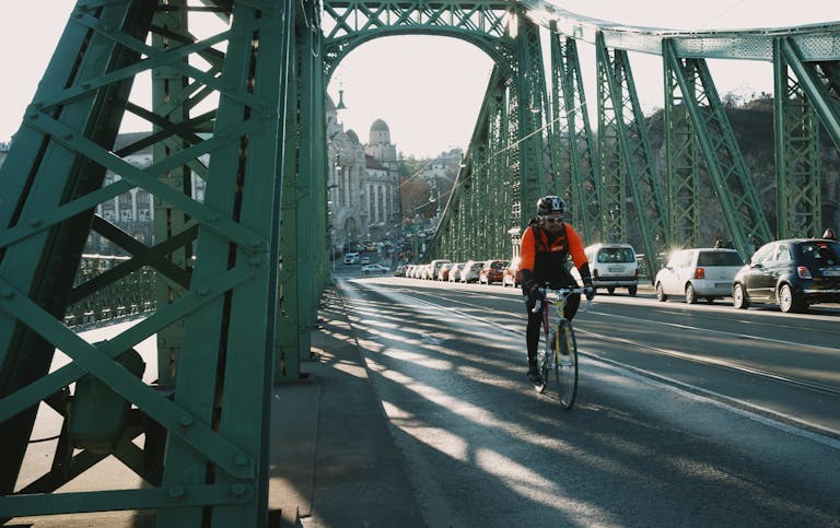 Biking in Budapest