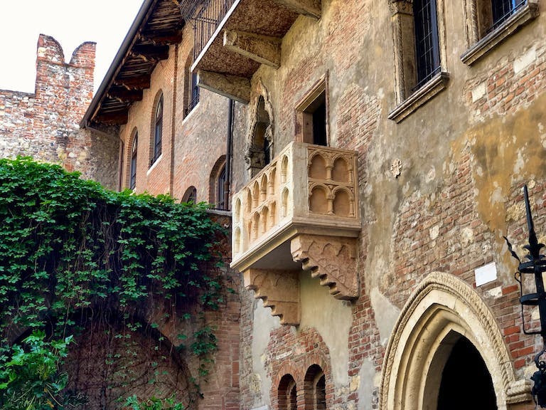 Balcone di Romeo e Giulietta a Verona.