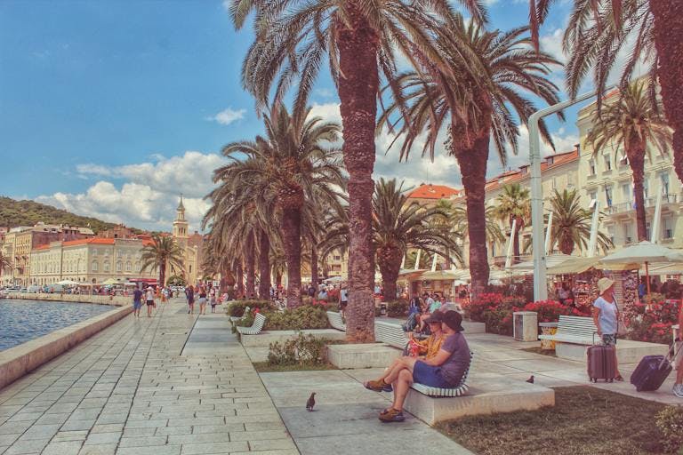 Split's waterfront promenade